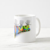 おもちゃの列車のマグ コーヒーマグカップ (正面右)