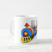 おもちゃの列車のマグ コーヒーマグカップ (正面左)