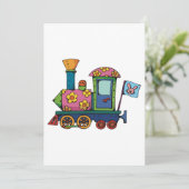 おもちゃの列車の招待状 招待状 (スタンド正面)