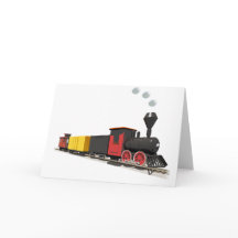おもちゃの列車カード