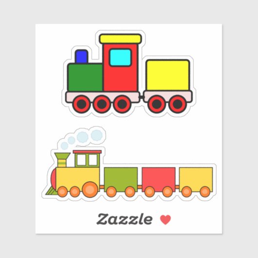 おもちゃの列車 シール (シート)