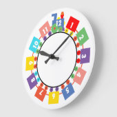 おもちゃの列車 ラージ壁時計 (傾斜)