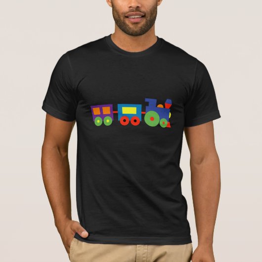 おもちゃの列車 Tシャツ (正面)