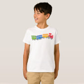 おもちゃの列車 Tシャツ (正面フル)