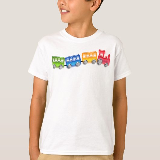 おもちゃの列車 Tシャツ (正面)