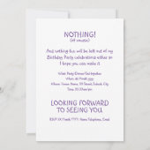 おもちゃの宝箱の招待状 招待状 (裏面)