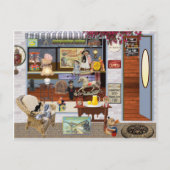 おもちゃの店 ポストカード (正面)