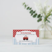 おもちゃの普通消防車の名刺 名刺 (スタンド正面)