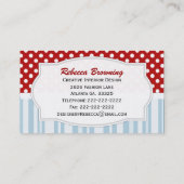 おもちゃの普通消防車の名刺 名刺 (裏面)