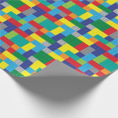 おもちゃの煉瓦ブロック ラッピングペーパー (角)
