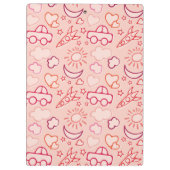 おもちゃの背景 クリップボード (裏面)