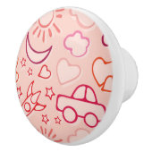 おもちゃの背景 セラミックノブ (右)