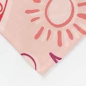 おもちゃの背景 フリースブランケット (角)