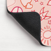 おもちゃの背景 マウスパッド (コーナー)