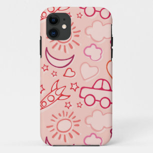 おもちゃの背景 iPhone 11 ケース