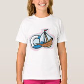 おもちゃの船 Tシャツ (正面)