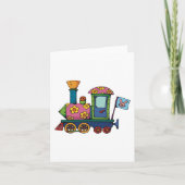 おもちゃの花の列車 カード (正面)