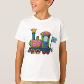 おもちゃの花の列車 Tシャツ (正面)