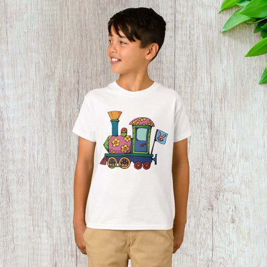 おもちゃの花の列車 Tシャツ