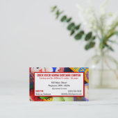 おもちゃの託児所か育児の寄贈者 名刺 (スタンド正面)