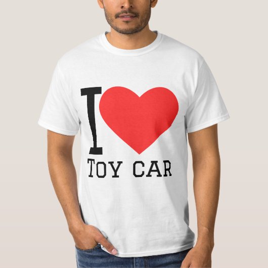 おもちゃの車が好き Tシャツ (正面)