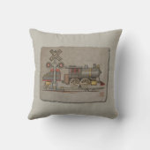 おもちゃの電車 クッション (裏面)