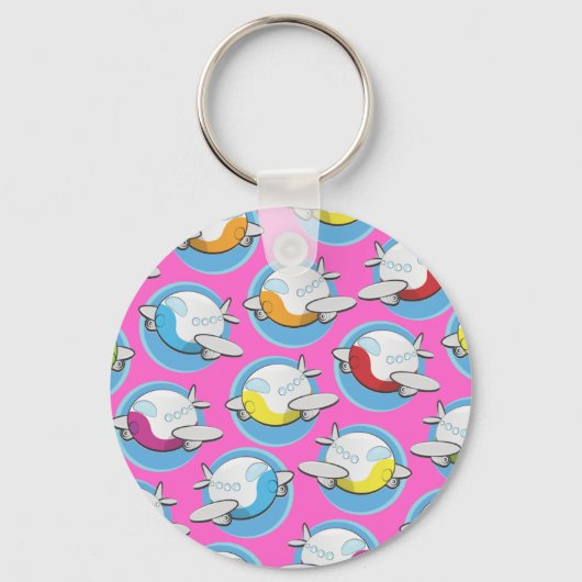 おもちゃの飛行機 キーホルダー (正面)