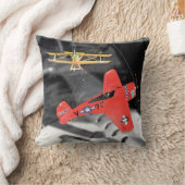 おもちゃの飛行機 クッション (ブランケット)