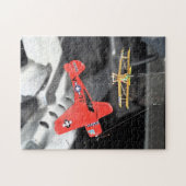 おもちゃの飛行機 ジグソーパズル (横)