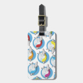 おもちゃの飛行機 ラゲッジタグ (正面縦)
