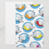 おもちゃの飛行機 便箋 (正面/裏面)