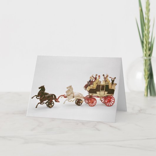 おもちゃの駅馬車 カード (正面)