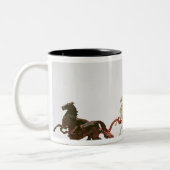 おもちゃの駅馬車 ツートーンマグカップ (左)