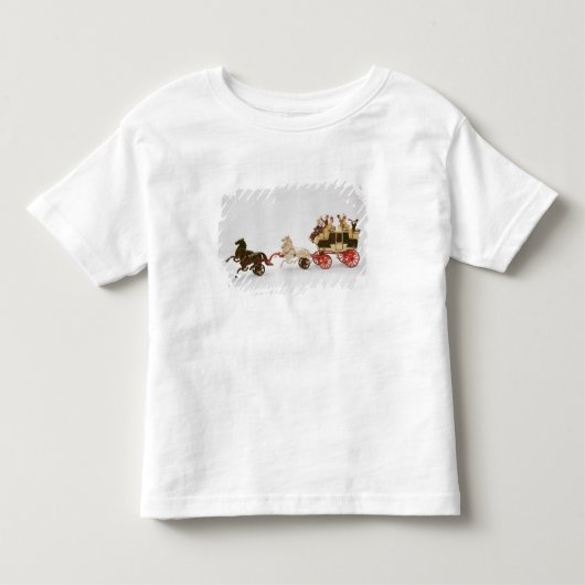 おもちゃの駅馬車 トドラーTシャツ (正面)