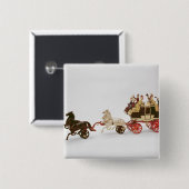 おもちゃの駅馬車 缶バッジ (正面&裏面)