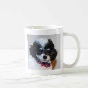 おもちゃのPartiのプードルの子犬の顔 コーヒーマグカップ