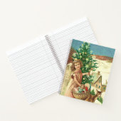 おもちゃを持ち込むクリスマスエンジェル ノートブック (内部)