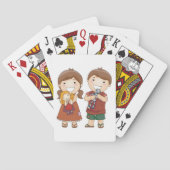 おもちゃを持った子ども トランプ (裏面)