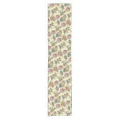 おもちゃアイコンの背景 ショートテーブルランナー (正面)