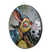 おもちゃウサギと牛卵 ダーツボード (正面右)