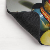 おもちゃウサギと牛卵 マウスパッド (コーナー)