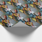 おもちゃウサギと牛卵 ラッピングペーパー (角)