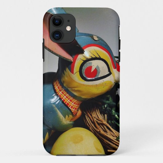 おもちゃウサギと牛卵 Case-Mate iPhoneケース (裏面)