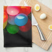 おもちゃカラフルバルーン キッチンタオル (四つ折り)