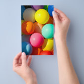 おもちゃカラフルバルーン チラシ (ハンドル)