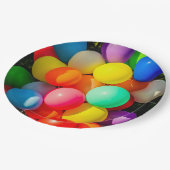 おもちゃカラフルバルーン ペーパープレート (アングル)