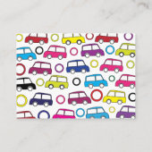 おもちゃカラフル車キッズおもちゃショップ 名刺 (裏面)