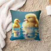おもちゃゴム鴨の黄色いアヒル クッション (ブランケット)