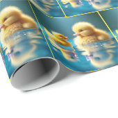 おもちゃゴム鴨の黄色いアヒル ラッピングペーパー (ロールコーナー)