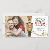 おもちゃソルジャークリスマスホリディグリーティングフォトカード シーズンカード (正面)